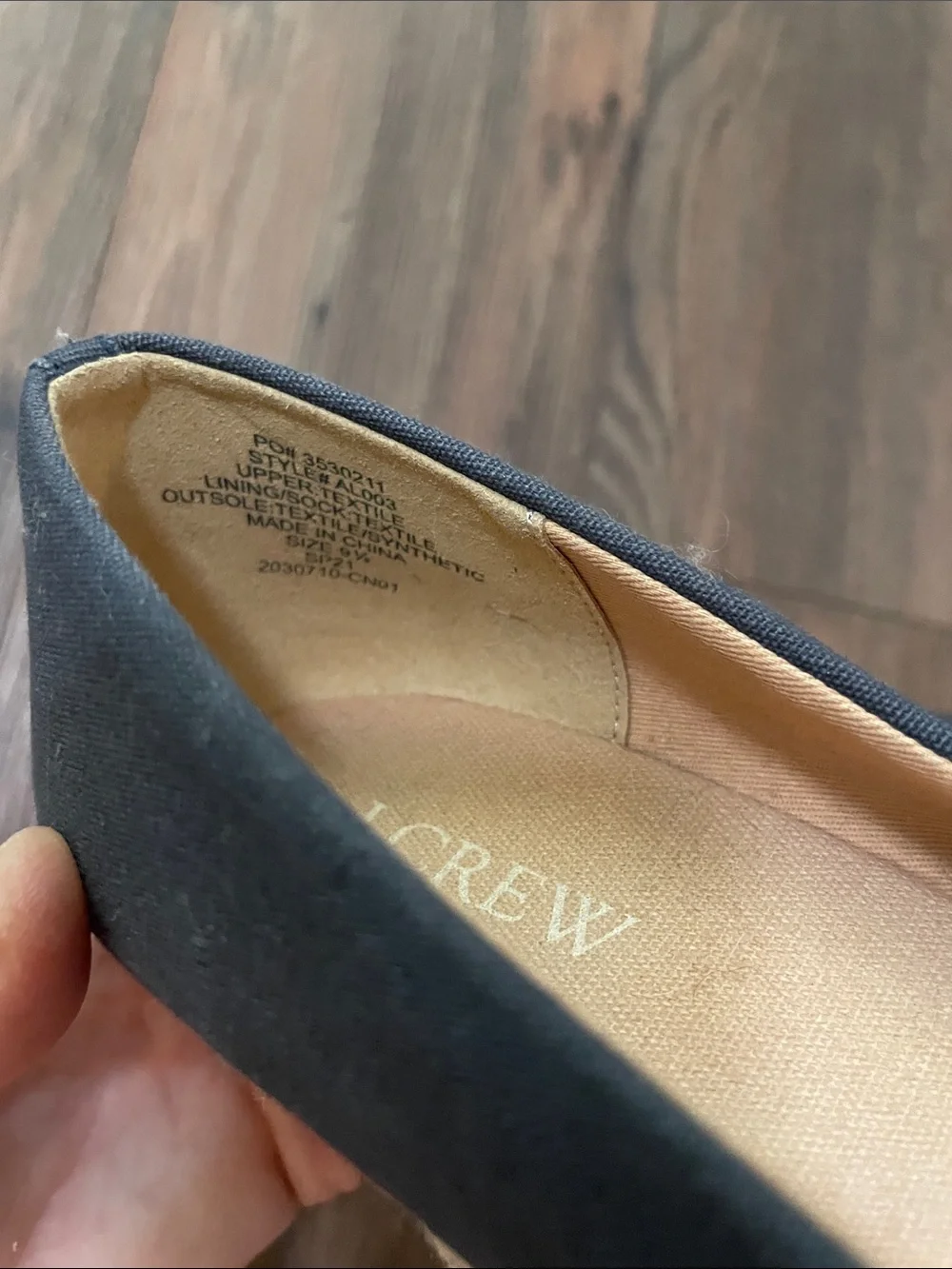 J.CREW Factory navy blue Canvas espadrille wedges,Sz.9,5!NEW